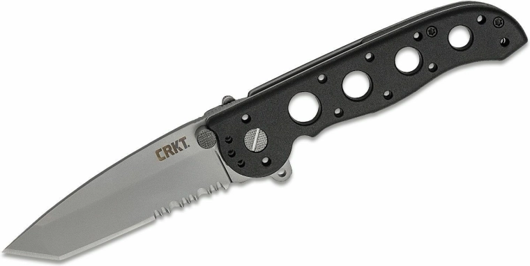 CRKT M16-12Z tanto składany nóż kieszonkowy 7,6 cm, czarny, Zytel