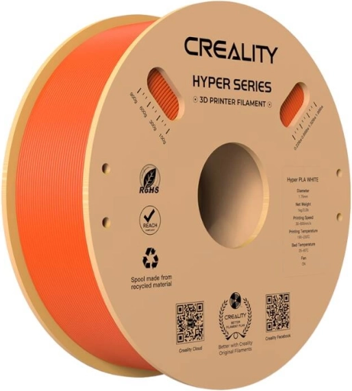 Pomarańczowy filament CREALITY Hyper PLA 1,75 mm, 1 kg