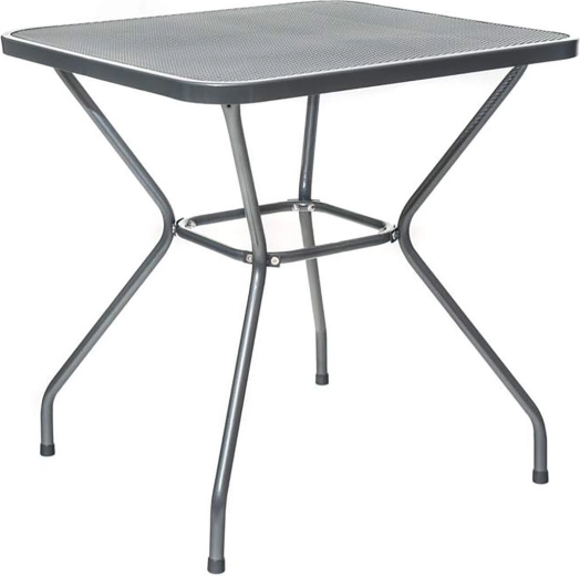 Ogrodowy stalowy stół Maine 70 × 70 cm