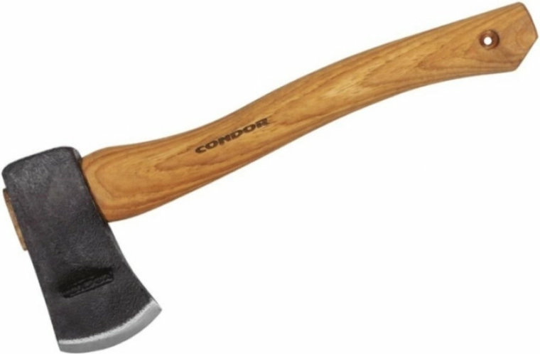 Kempingowa siekiera Condor Camping Hatchet ze skórzanym pokrowcem