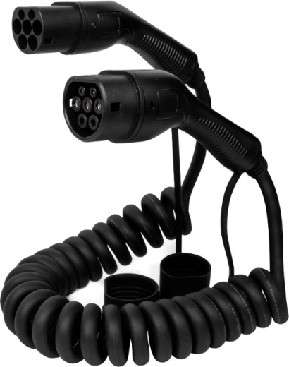 Spiralny kabel ładowania Type 2 Defenzo Spiro AC 11 kW, 5 m