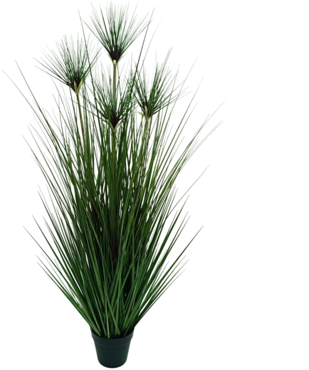 Garden Line sztuczny dekoracyjny papirus w doniczce 120 cm
