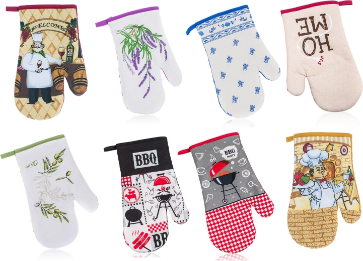 Bawełniana rękawica kuchenna 27 × 17 cm – mix dekorów