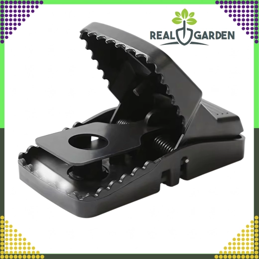 Zestaw 4 plastikowych pułapek na myszy i szczury z mechanizmem gilotynowym