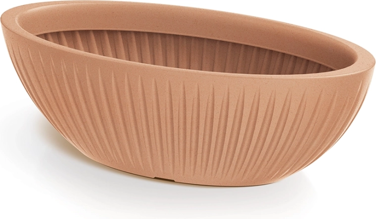 Donica Latia Oval 58 cm terakota