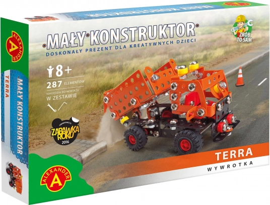 Alexander zabawka konstrukcyjna - Mały Konstruktor - Drogowa wywrotka serwisowa