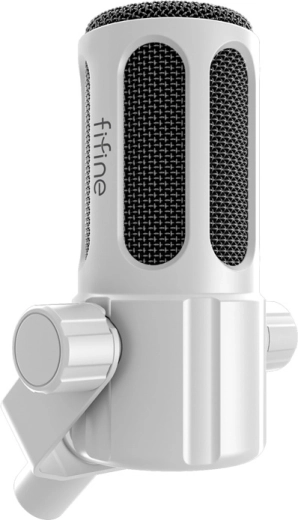 Fifine Tank 1 mikrofon dynamiczny XLR biały
