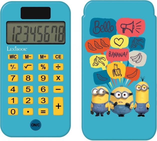 Kalkulator kieszonkowy LEXIBOOK z motywem MINIONKI dla dzieci