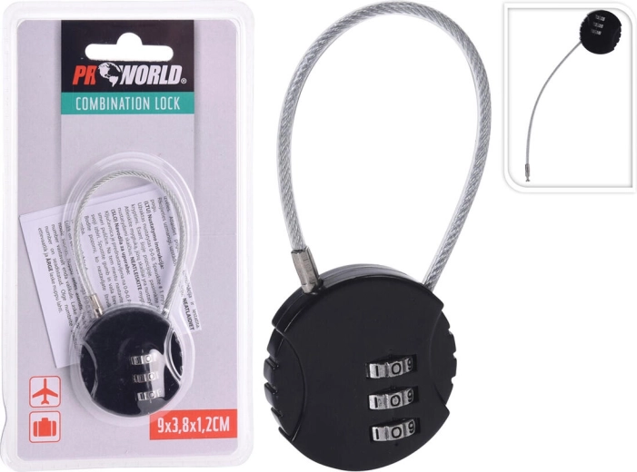 Kodowa linkowa kłódka do bagażu