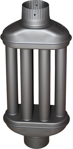 Wymiennik ciepła do przewodu dymowego 120 × 550 mm antracyt