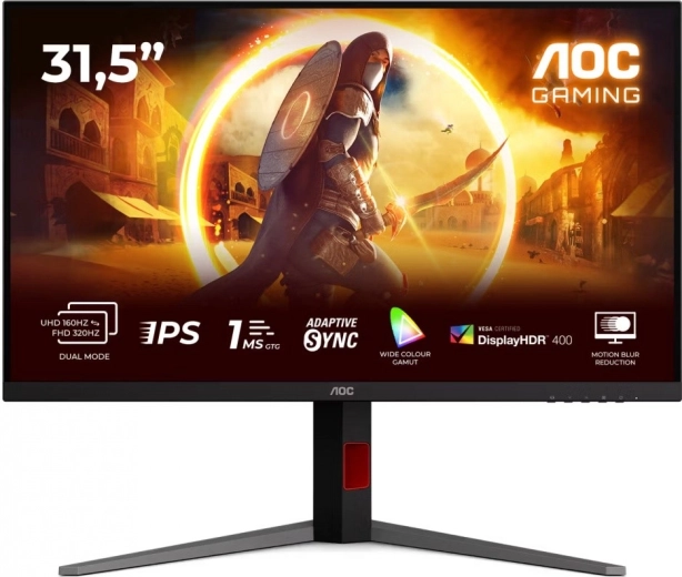 monitor 31,5" aoc u32g4u fast ips 4k 160 hz hdmi a displayport