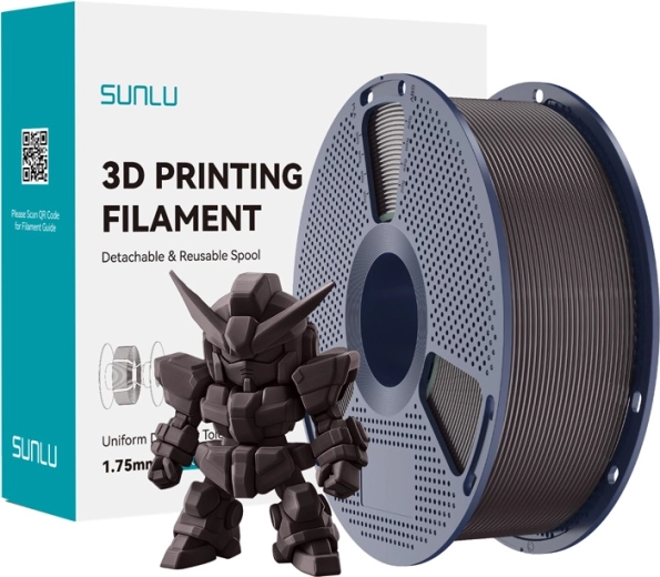 Filament Sunlu PLA+ 2.0 palony kasztan