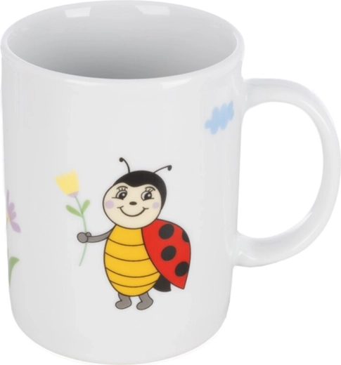 Dziecięcy porcelanowy kubek Biedronka 225 ml