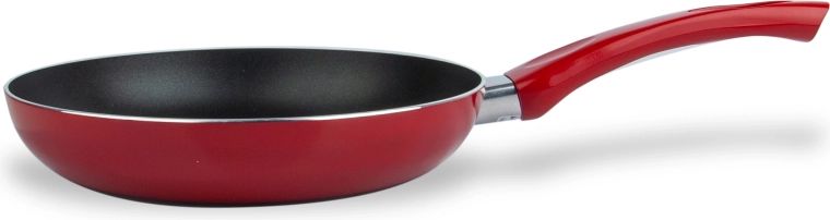 Patelnia Kitchisimo Rosso 24 cm z nieprzywierającą powłoką ceramiczną