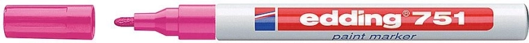 Lakowy marker różowy Edding 751