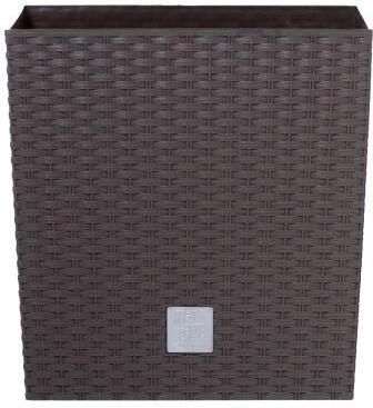 Donica Rato Square 32,5 × 32,5 × 61 cm, ciemnobrązowa