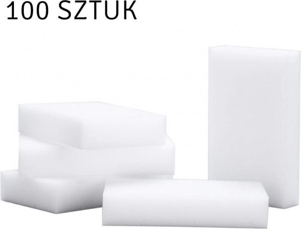 Magiczna gąbka czyszcząca – zestaw 100 szt.
