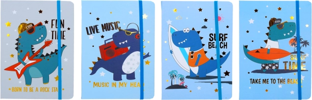 Notes dino 14,5 × 21 cm, 80 kartek