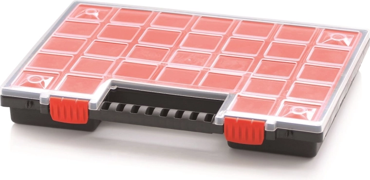Plastowy organizer NORB z 21 przegródkami