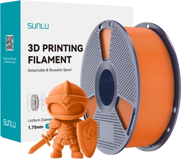 Filament Sunlu PLA+ słoneczny pomarańczowy