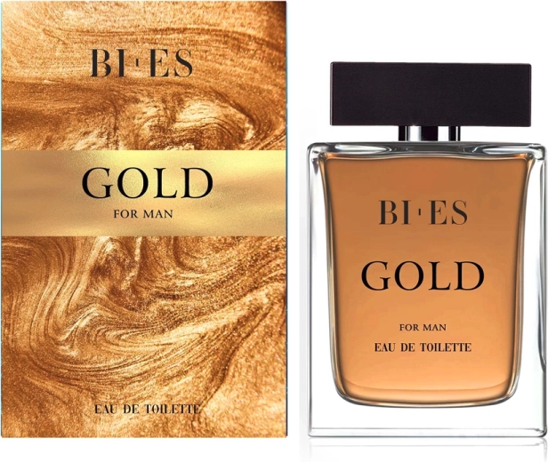 Męska woda toaletowa BI-ES Gold 90 ml