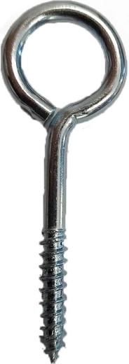 Zamknięte oczko z gwintem, ocynkowane 50 × 20 × 5 mm (100 szt.)