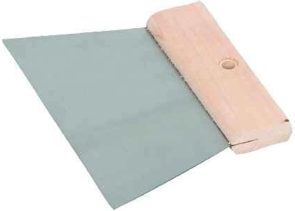 Stalowa prosta szpachla 250 mm z drewnianą rękojeścią