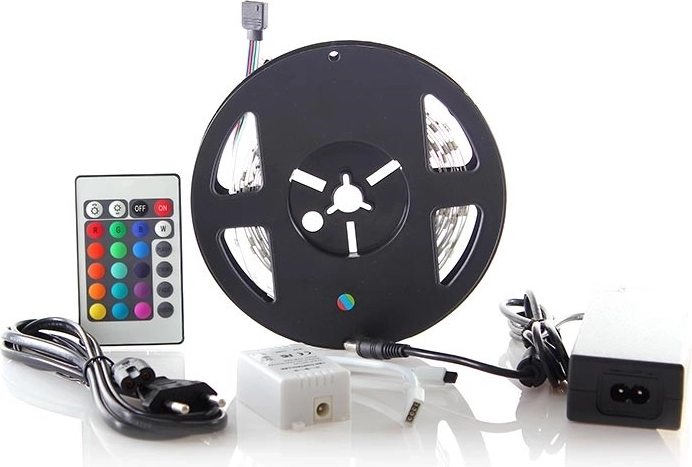 Solight RGB taśma LED 3 m z pilotem i zasilaczem