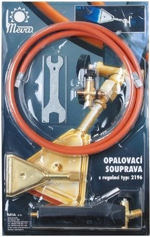 Zestaw opalający z płaskim palnikiem na propan-butan