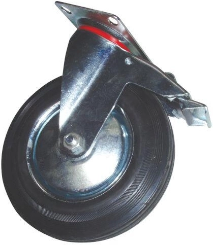 Obrotowe kółko z hamulcem 200 mm, udźwig 120 kg