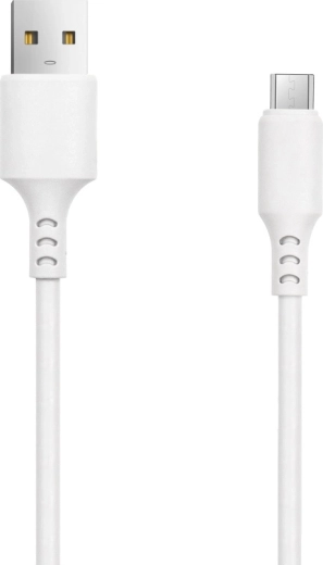 Setty kabel USB–microUSB 1 m 3 A biały