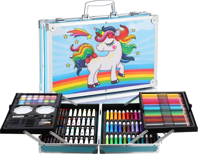 Dziecięcy zestaw plastyczny RENEW FORCE Pony z jednorożcem, 145 elementów