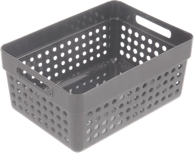 Koszyk Terra z plastiku UH, szary 15,5 × 11,5 × 7,3 cm