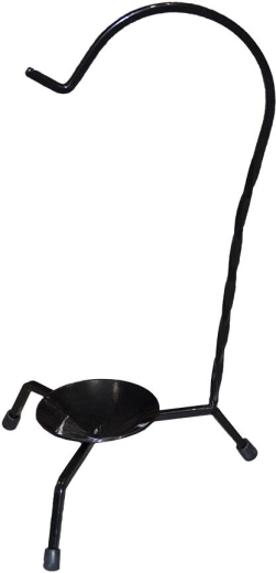 Metalowy stojak na kociołek do serwowania z haczykiem – czarny