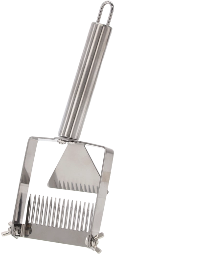 Nierdzewne widełki do odsklepiania miodu 25 × 8 cm