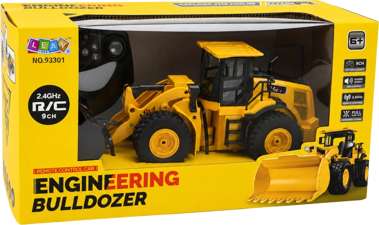 Zdalnie sterowany buldożer RC z pilotem – 1 sztuka