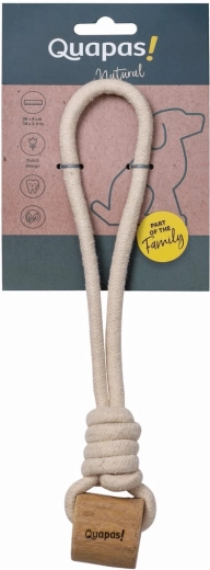 Quapas! lasso zabawka dla psów z drewna kawowca do przeciągania