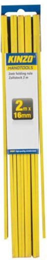 Składany metr 2 m 16 mm Kinzo
