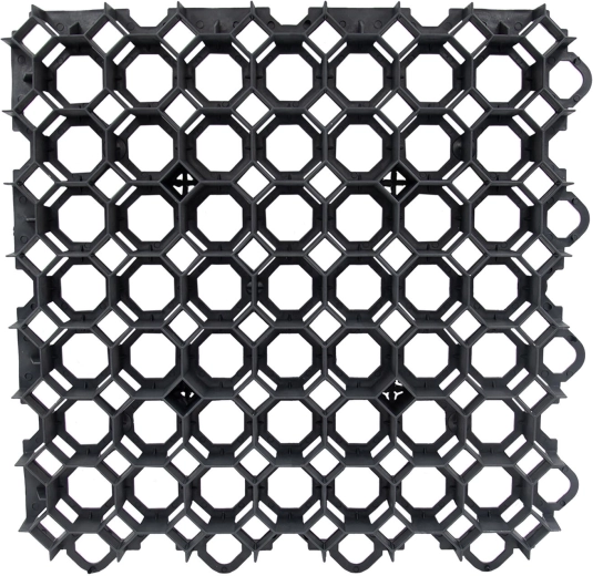 Płyta trawnikowa 49 × 49 × 4 cm zielona z tworzywa z recyklingu