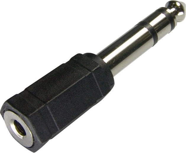 Adapter audio Sencor, stereo jack 6,35 mm na gniazdo stereo jack 3,5 mm