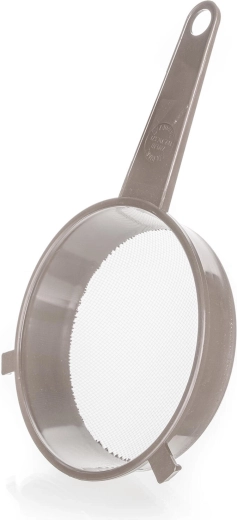 Kuchenne sitko PRAKTIS 16 cm z rączką, latte