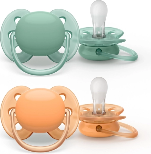 Philips Avent smoczek Ultrasoft Premium 0–6 miesięcy, neutralny, 2 szt.