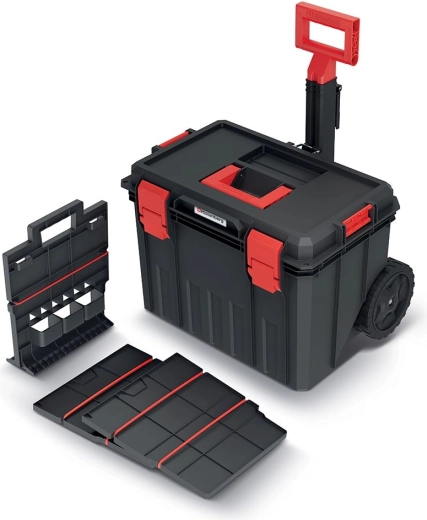 Skrzynia narzędziowa na kółkach MODULAR SOLUTION 530 × 355 × 390 mm, czarna