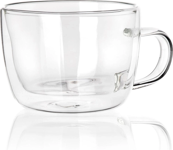 Szklany kubek z podwójnymi ściankami DOBLO 310 ml