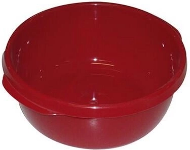 Plastowa miska z uszkami 16 cm, mix kolorów