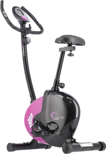 Magnetyczny rower stacjonarny HMS M9239V czarno‑fioletowy