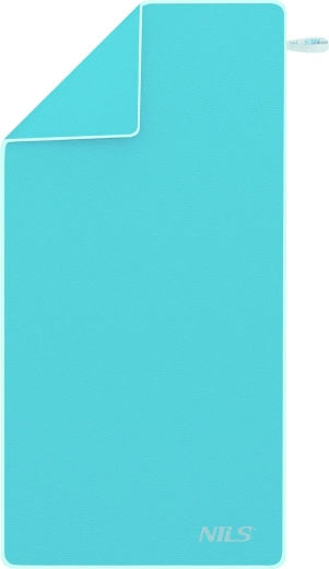 Mikrofibrowy szybkoschnący ręcznik NILS NCR12 morski zielononiebieski