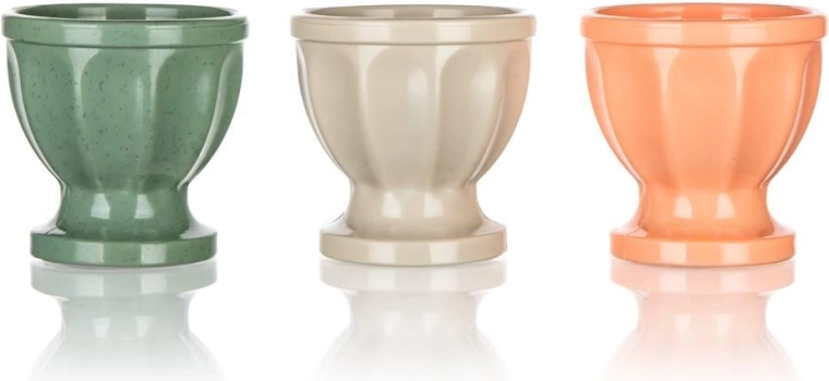 Plastowy kieliszek na jajka Culinaria, mix kolorów, 3 szt.