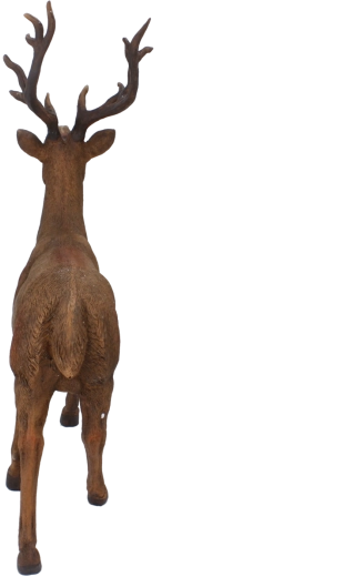 Bożonarodzeniowa figurka stojący jeleń - 1 szt.