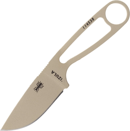 Nóż ESEE Izula Desert Tan z stałą głownią 7,3 cm i pochewką